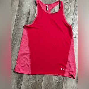 Under Armour red and Pink Athletic Tank